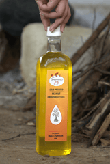 Groundnut (Peanut) Oil - Pure & Cold-Pressed